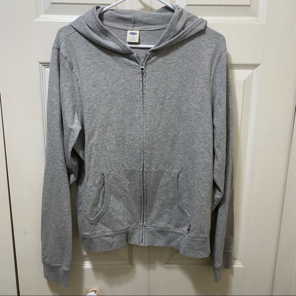 Old Navy Women's Long Sleeved Grey Hooded Sweatshirt, No signs of wear